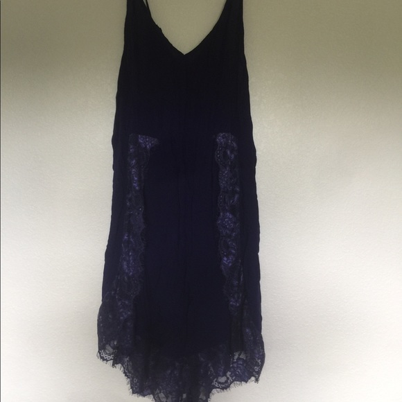 Intimately Free People Dresses & Skirts - Dark Blue Intimately Free People Lace Dress